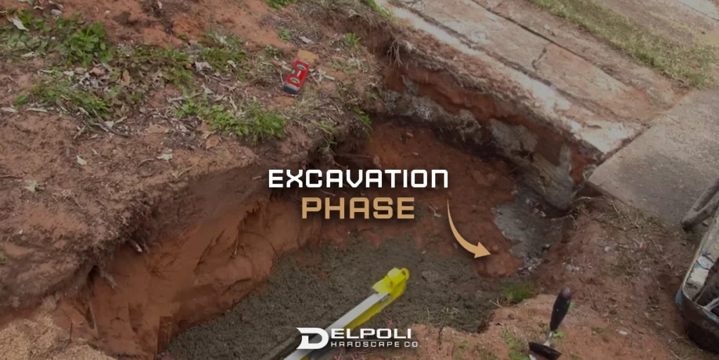 delpoli excavation phase footing